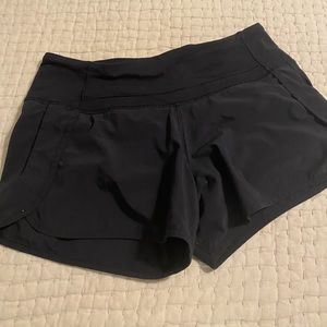 Lululemon shorts. Black, size 4.